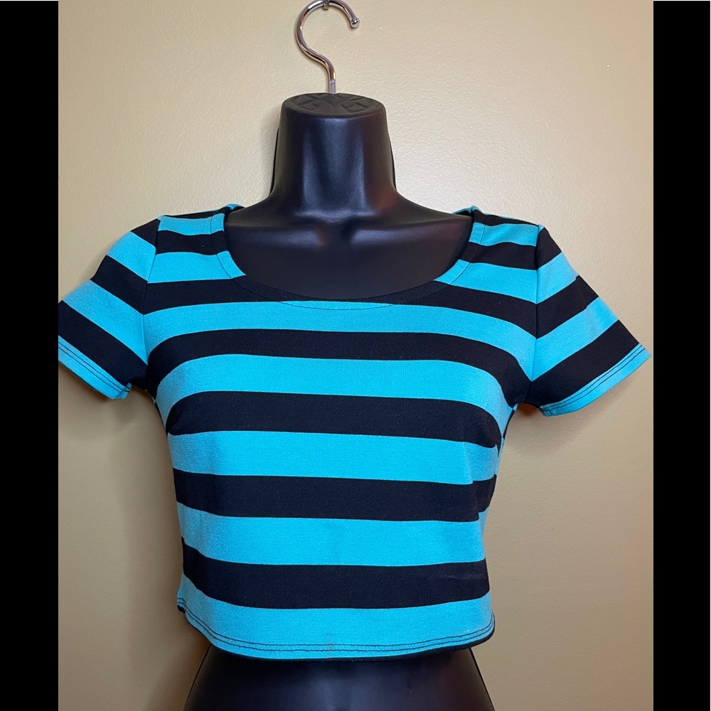 Forever 21 Striped Crop Top